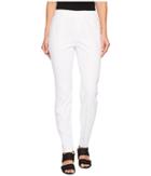 Eileen Fisher Stretch Organic Cotton Denim Skinny Pants (white) Women's Casual Pants