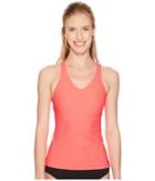 Nike Racerback Tankini (hot Punch) Women's Swimwear