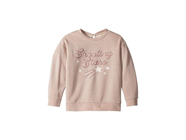 Peek Shooting Stars Sweatshirt (toddler/little Kids/big Kids) (light Pink) Girl's Sweatshirt