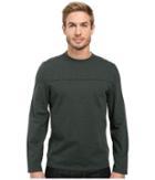 Royal Robbins Pigment Terry Long Sleeve Crew (green Gables) Men's Long Sleeve Pullover
