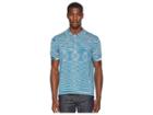 Missoni Boston Fiammato Polo Sweater (light Blue) Men's Sweater