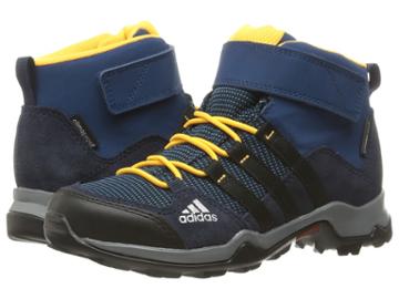Adidas Outdoor Kids Brushwood Mid Cf Cp (little Kid/big Kid) (tech Steel/black/collegiate Navy) Boys Shoes