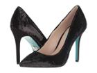 Blue By Betsey Johnson Lani (black Sequins) High Heels