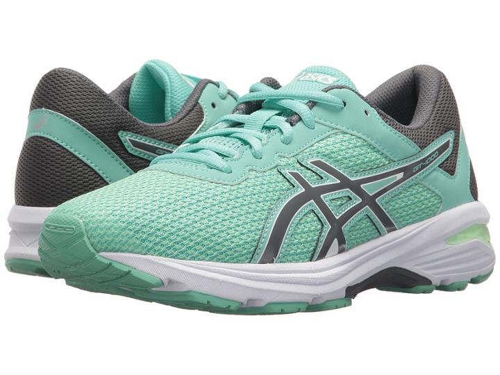Asics Kids Gt-1000 6 Gs (big Kid) (patina Green/carbon/opal Green) Girls Shoes