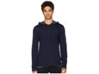 Vince Two-tone Double Layer Pullover Hoodie (new Coastal/heather Carbon) Men's Sweatshirt