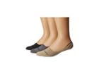 Sperry Luxe Cushioned Liners 3-pack (gray Marl Assorted) Men's Crew Cut Socks Shoes