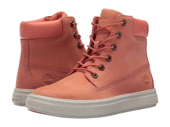 Timberland Londyn 6 (dark Pink Nubuck) Women's Lace-up Boots