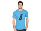 Life Is Good Man's Best Friend Crusher Tee (marina Blue) Men's T Shirt