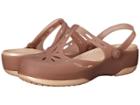 Crocs Carlie Cutout Clog (bronze/gold) Women's Clog Shoes