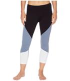 Lorna Jane No Limits 7/8 Tights (black/powder Grey) Women's Casual Pants
