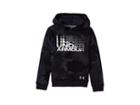 Under Armour Kids Rival Wordmark Hoodie (big Kids) (black/steel) Boy's Sweatshirt
