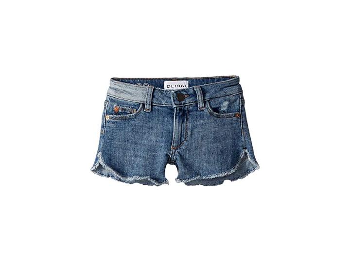 Dl1961 Kids Cut Off Shorts With Dolphin Hem In Eden (big Kids) (eden) Girl's Shorts