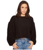 Free People Sleeves Like These Pullover (black) Women's Clothing