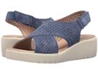 Johnston & Murphy Cecilia (blue Suede) Women's Sling Back Shoes