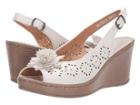 Patrizia Britella (white) Women's Wedge Shoes