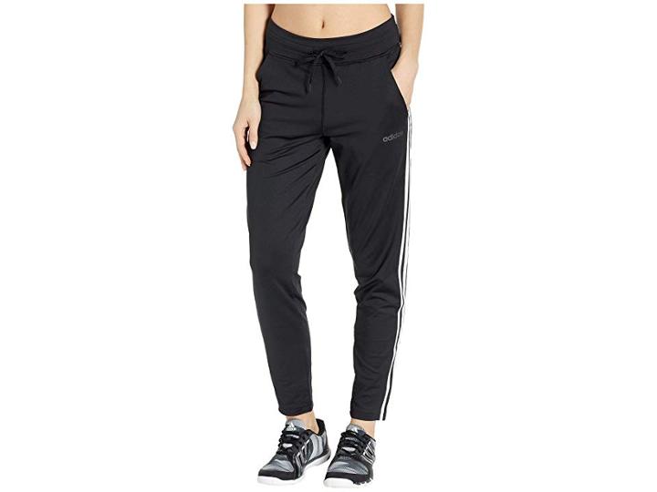 Adidas Designed-2-move 3-stripes Long Pants (black) Women's Casual Pants