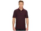 Nautica Short Sleeve New Stripe Deck (royal Burgundy) Men's Short Sleeve Knit