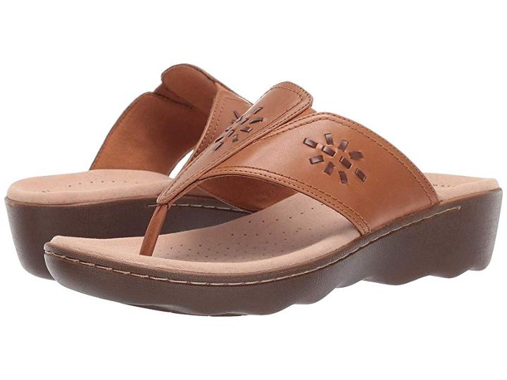 Clarks Phebe Mist (tan Leather) Women's Dress Sandals