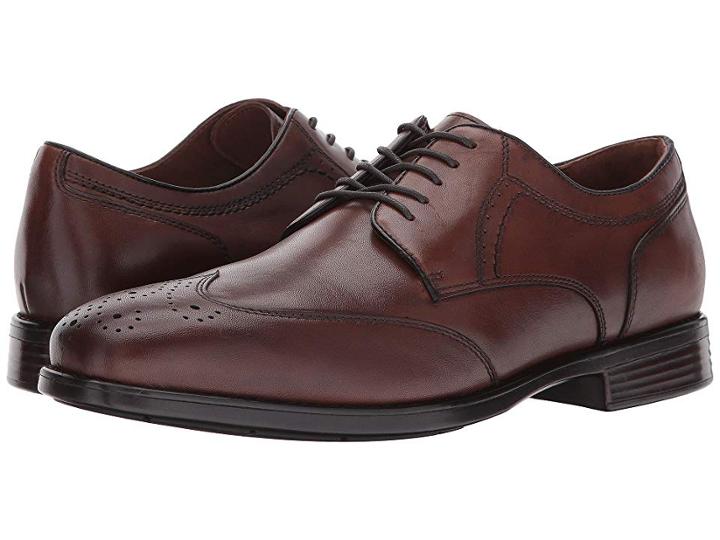 Johnston & Murphy Waterproof Xc4 Branning Wing Tip Oxford (mahogany Waterproof Full Grain) Men's Lace Up Wing Tip Shoes