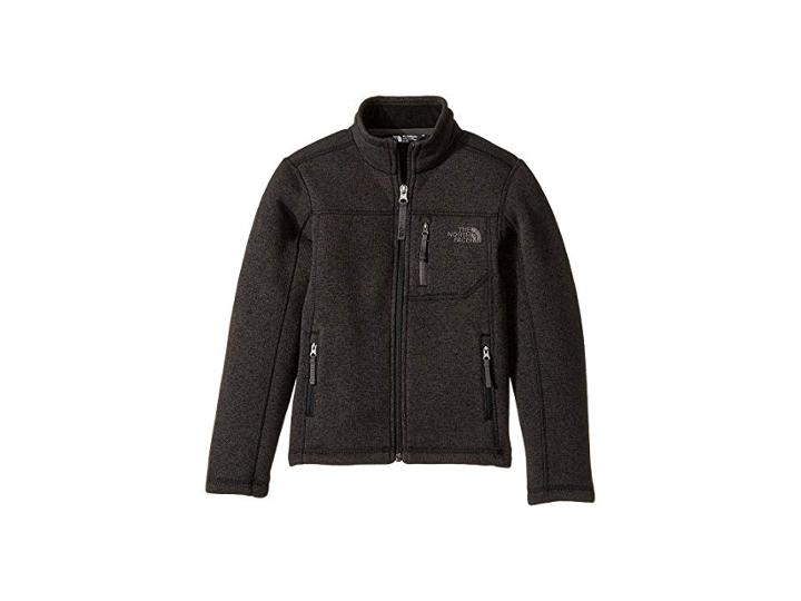 The North Face Kids Gordon Lyons Full Zip (little Kids/big Kids) (tnf Black Heather) Boy's Fleece