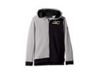 Under Armour Kids Sc30 Mvp Full Zip Hoodie (big Kids) (steel Light Heather/black) Boy's Sweatshirt