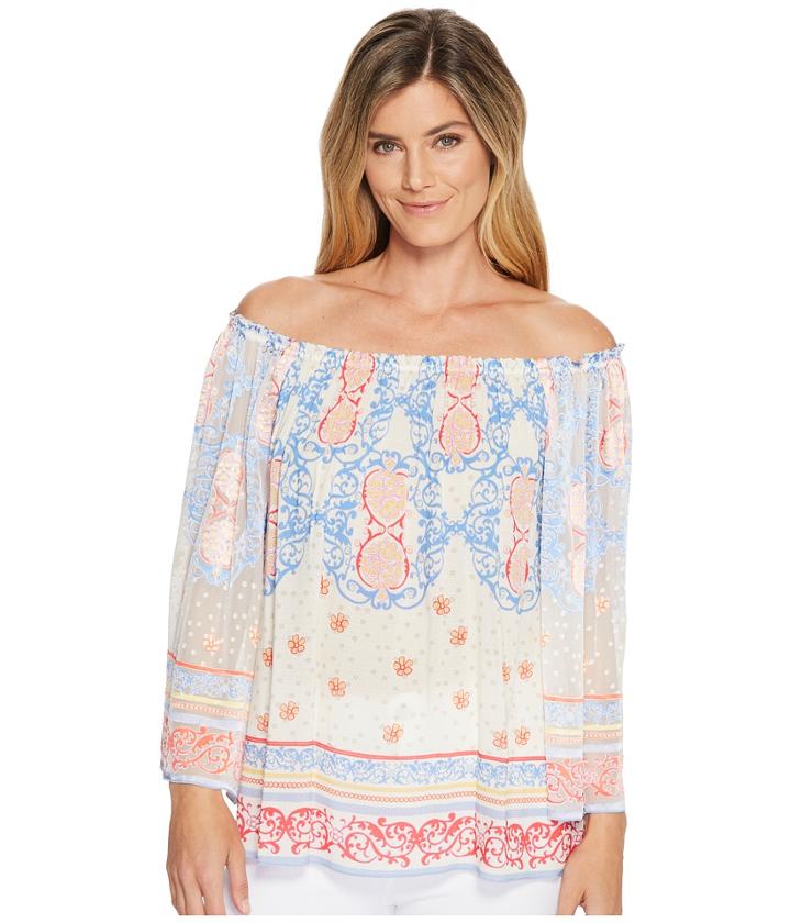 Hale Bob Fair Play Top (coral) Women's Clothing