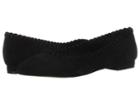 Athena Alexander Lemans Flat (black Suede) Women's Shoes