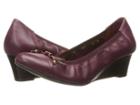 Lauren Ralph Lauren Shaylee (claret Super Soft Leather) Women's Flat Shoes