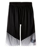 Nike Kids Elite Performance Basketball Short (little Kids/big Kids) (black/white/wolf Grey/metallic Silver) Boy's Shorts
