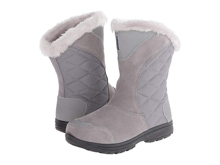 Columbia Ice Maidentm Ii Slip (light Grey/siberia) Women's Cold Weather Boots