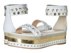 Just Cavalli Calf Leather With Mirror And Rope (off-white) Women's Sandals