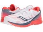Saucony Zealot Iso 3 (white/grey/vizi Red) Women's Running Shoes