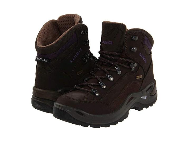 Lowa Renegade Gtx Mid Ws (slate/eggplant) Women's Hiking Boots