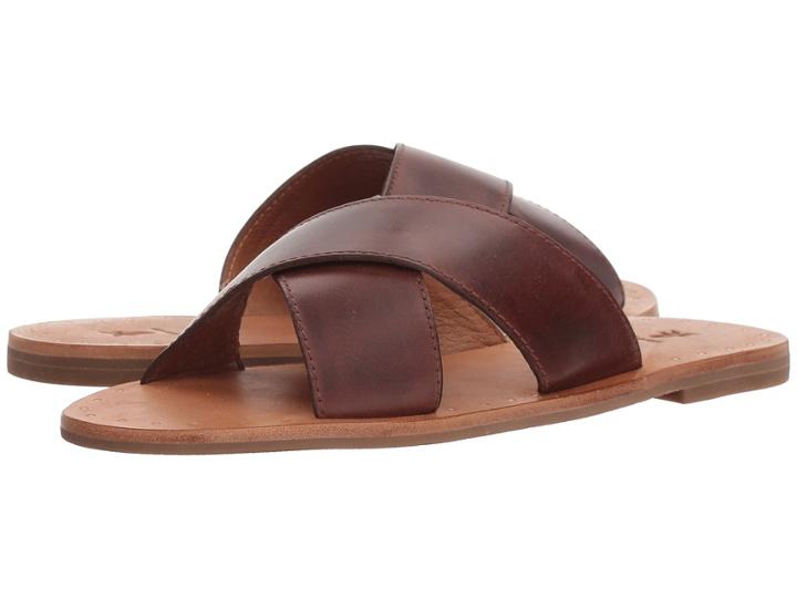 Frye Ally Crisscross (redwood) Women's Sandals