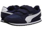 Puma Kids St Runner V2 Mesh V (little Kid) (peacoat/puma White) Boy's Shoes