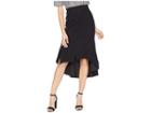 Moon River High-low Ruffle Skirt (black) Women's Skirt
