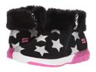 Skechers Kids Shimmer Lights 10975l Lights (little Kid/big Kid) (black/hot Pink) Girl's Shoes