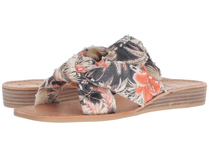 Dolce Vita Haviva (coral Multi Floral Print) Women's Shoes