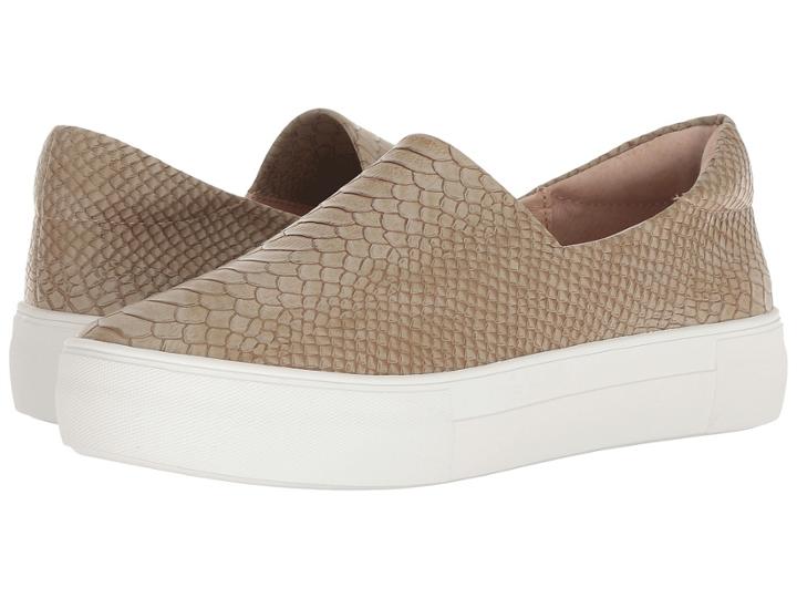 J/slides Ariana (taupe Embossed Lux) Women's Shoes
