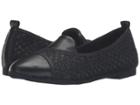 Bernie Mev. Sola (black Metallic/black Leather) Women's Flat Shoes