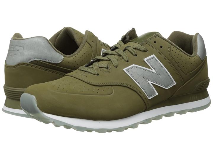 New Balance Classics Ml574v1 (triumph Green/triumph Green) Men's Running Shoes
