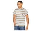Huf 1993 Stripe Short Sleeve Knit (ballad Blue) Men's Clothing