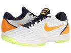 Nike Zoom Cage 3 Hc (white/orange Peel/blackened Blue/phantom) Men's Tennis Shoes