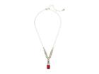 Lauren Ralph Lauren 18 Stone Y-necklace (red) Necklace