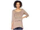 American Rose Coffee Before Anything Tee (mocha) Women's T Shirt