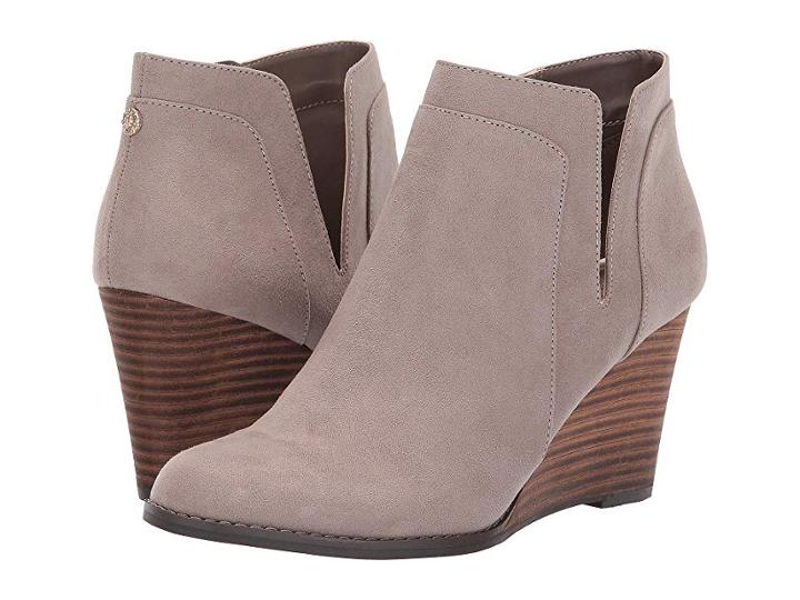 Anne Klein Retro Bootie (taupe) Women's Boots
