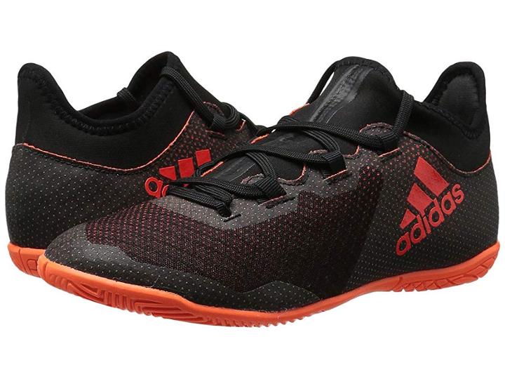 Adidas Kids X Tango 17.3 In J Soccer (little Kid/big Kid) (black/red/orange) Kids Shoes