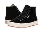 Superga 2795 Velvettvw (black) Women's Shoes