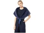 Echo Design Faux Fur Stole (navy) Women's Clothing