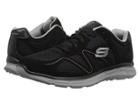 Skechers Satisfaction Flash Point (black/gray) Men's Shoes